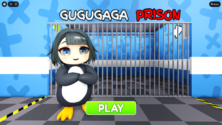 GUGUGAGA Penguin Prison Run! (Obby) — Roblox game thumbnail
