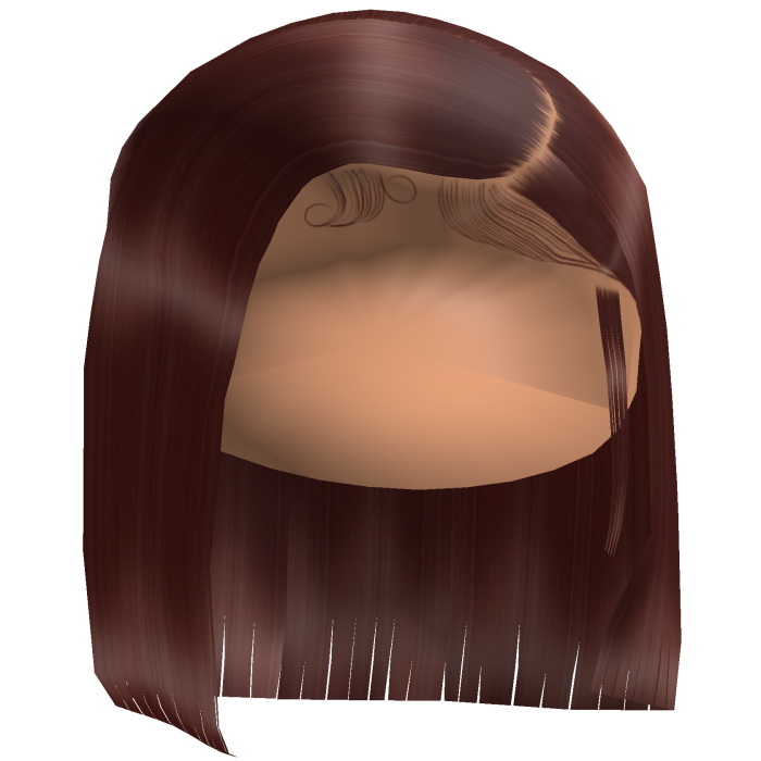 𝓭 Straight Side Part Bob (Red)