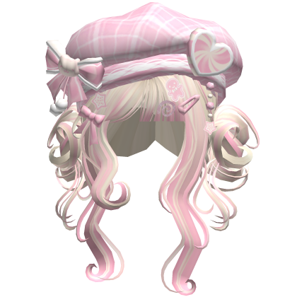 ♡ Christmas Swirly Wispy Buns (Pink Beige)