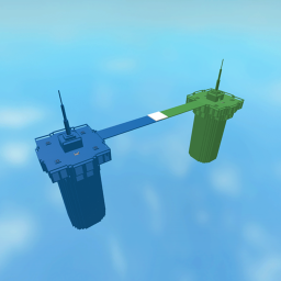 Blue VS Green Doomspire