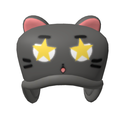 Roblox Item Grey Star Cat Ushanka