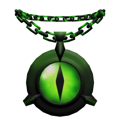 [Animated Effect 👁️] Green Seer Eye Chain