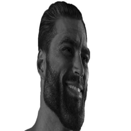 Transparent gigachad Roblox decal