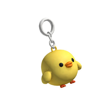 Yellow Chick Keychain