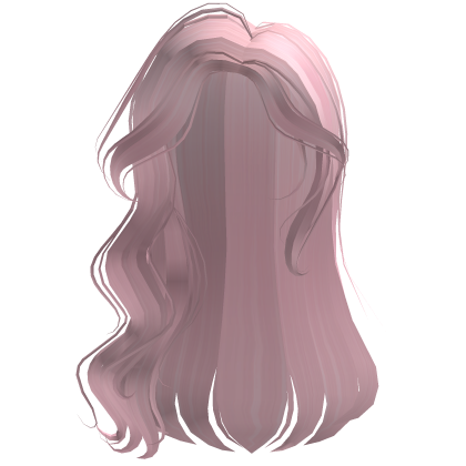 Cute wavy hair (pink) Roblox item