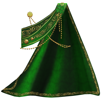 1.0 St. Patrick's Day cape - green/gold Roblox item