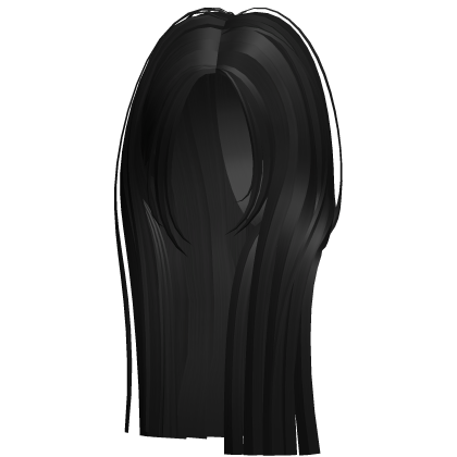 Effortless Over the Shoulder Hair (Black) Roblox item