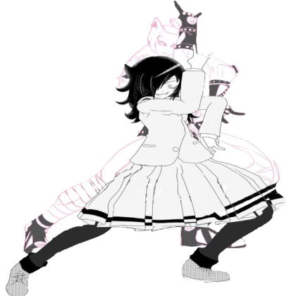 Tomoko with Killer Queen Roblox decal
