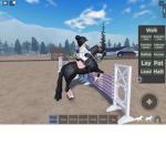 Willow tree horse riding