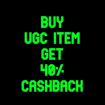 buy any UGC get 40% cashback