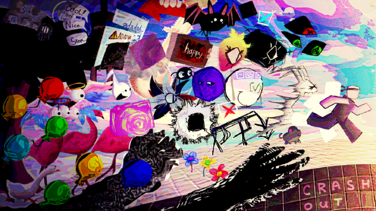 CRASHOUT [but pink because of valentine's day] screenshot 1