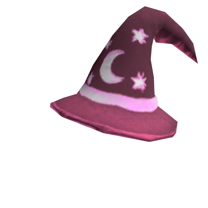 Sleepy Pink and Magenta Wizard Hat