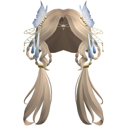 Magical Butterfly Light Ash Hair Roblox item
