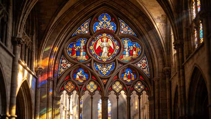 Gothic Stained Glass Window PBR preview 1