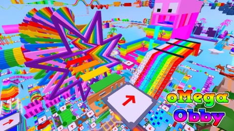 oMega Obby 🌟 725 Stages!  scripts