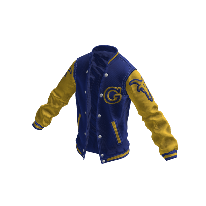 College Jacket | Blue Yellow
