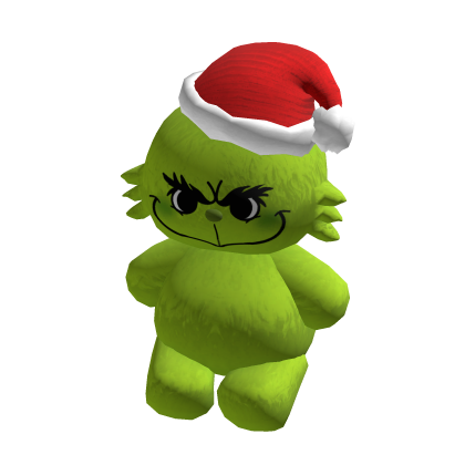 christmas grouch plushie (holdable) thumbnail