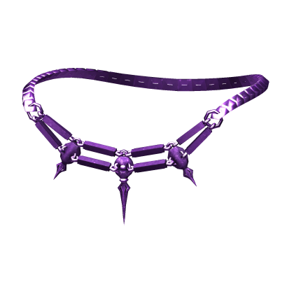 -',ৎ Metal Edgy Purple Shard Necklace (1.0)