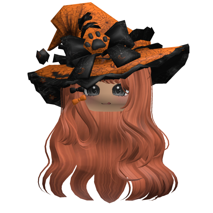 Ginger Kawaii Witch Halloween Hair
