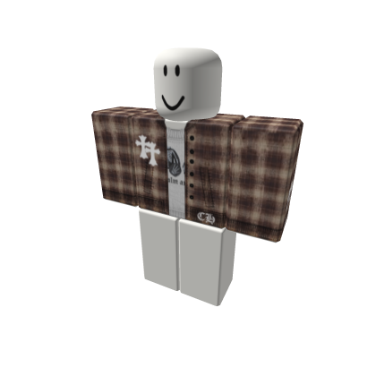 Brown CH Y2K Plaid Jacket W Palm Angels Skeleton T