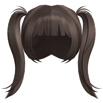 ♡ light brown cute emo pigtails ♡ Roblox item