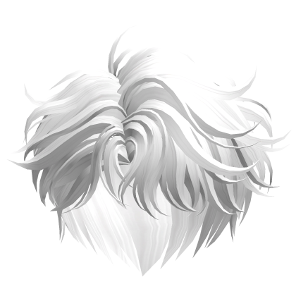 White Messy Anime Emo Boy Hair 2. Roblox item