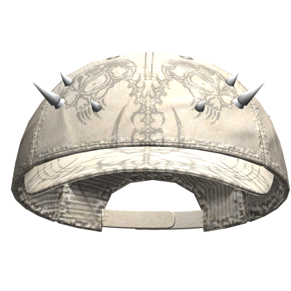 Dual Skeleton Skater Cap Beige