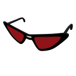Red Maniac Glasses
