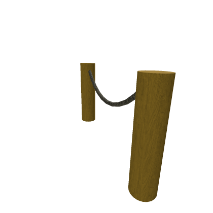 Wood Rope Fence - Sand 