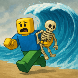 Escape tsunami for Undertale