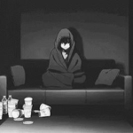 Gloomy rain