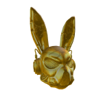 ✅ Gold Cyber Bunny