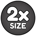 X2 SIZE