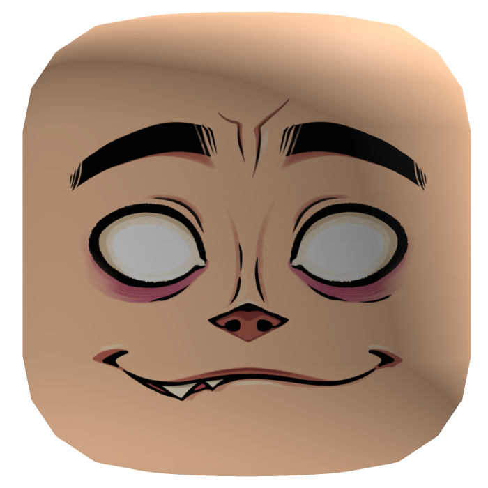 2D Gorillaz Face