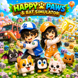 [New🏏] Happy Paws & Bat Simulator 🐾