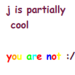 the letter "j" fan club