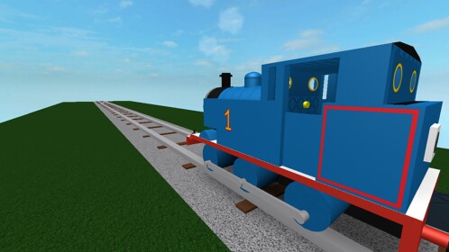 Thomas Go's Over Grown Off The Rails