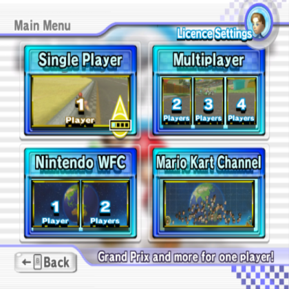 Mario Kart Wii menu Roblox decal