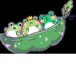 The froggy pea pods