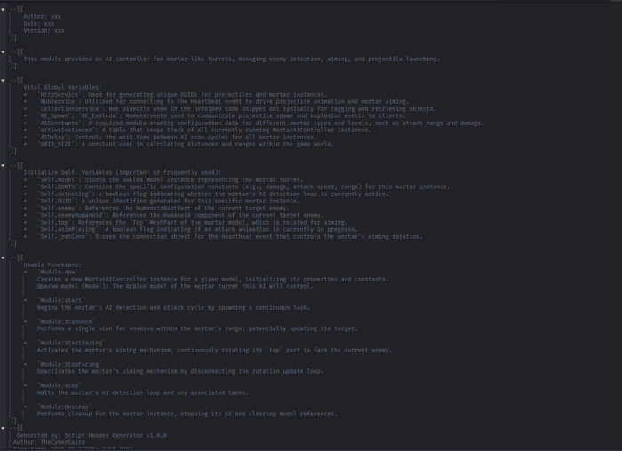 Script Header AI Generator preview 1