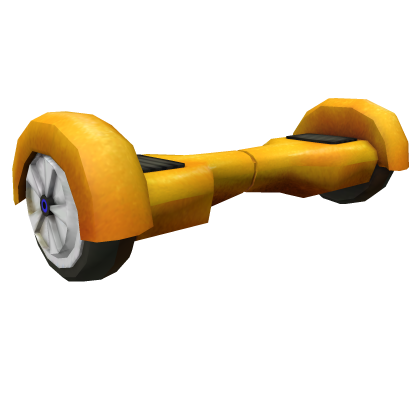 Golden Rolling Hoverboard
