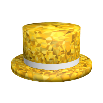 Yellow Sparkle Time Classic Top Hat
