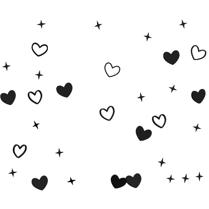 Black Heart & Star Aura