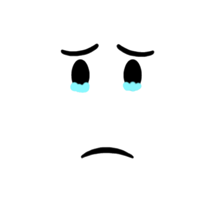Cry face Roblox decal