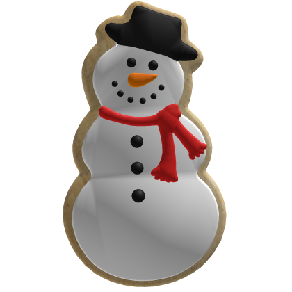 snowman cookie