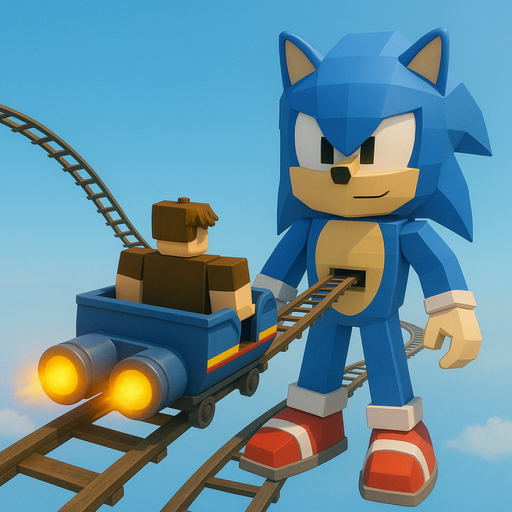 Cart Ride Into SONIC! official Roblox game thumbnail