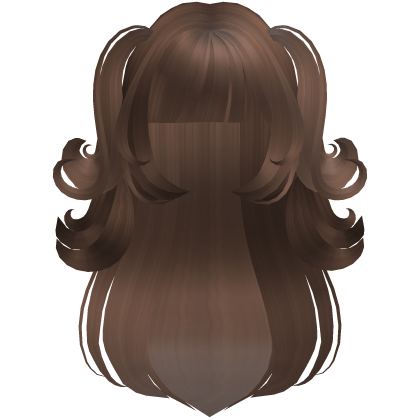 ♡ Long cute curly sweet hair brown