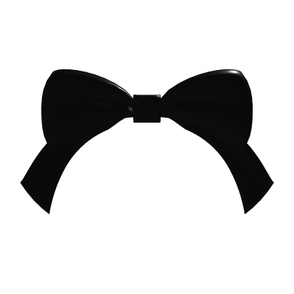 Black Ribbon Bow