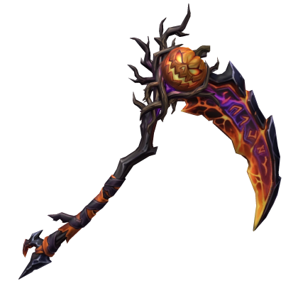 Cursed Pumpkin Halloween Scythe