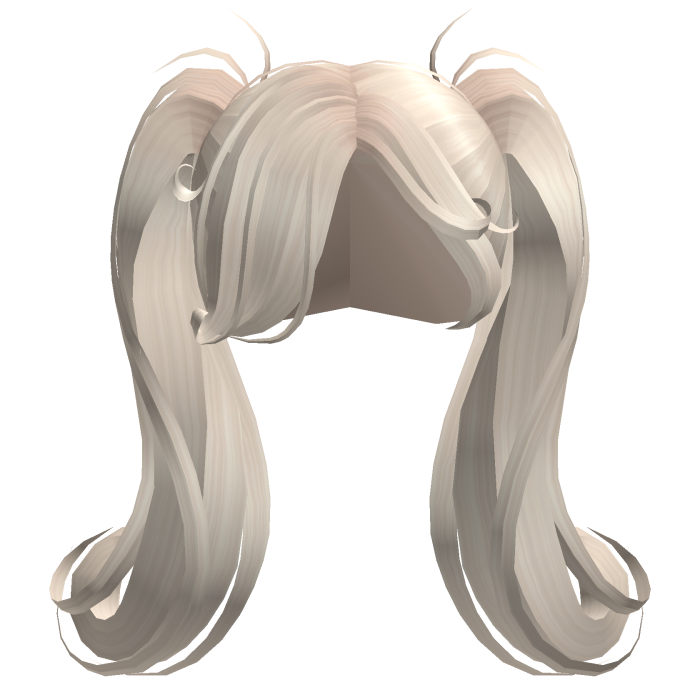 ♡ Swirly Shy Pigtails in Light Yellow / Beige 